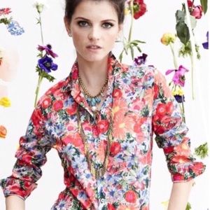 Anthro HD in Paris Floral Blouse
